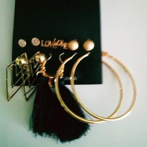 NWT Fashion jewelry six pairs of earrings